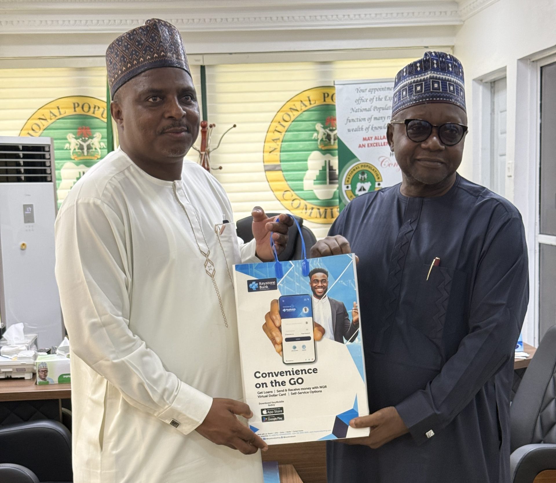 NPC Partners Keystone Bank for Smooth Payment of Census Ad-hoc Staff