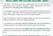 Recruitment: How to check the Customs Service shortlist for 2025, full guidelines released below
