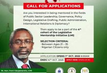 Legislative Mentorship Initiative (LMI)