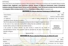 Nigeria Immigration Service Guarantor Form 2025 — Everything You Need to Know