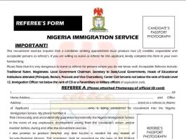 Nigeria Immigration Service Guarantor Form 2025 — Everything You Need to Know