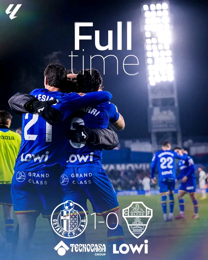 Getafe Vs Elche: Getafe Sneaks Past Elche 1-0 in La Liga Clash