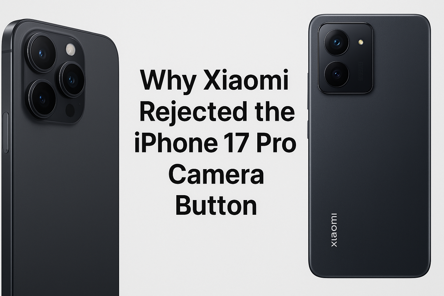 Why Xiaomi Rejected the iPhone 17 Pro’s Camera Button for the Xiaomi 17