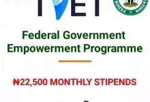 FG Begins Payment to 42,000 TVET Trainees Nationwide: Details and What Beneficiaries Should Expect
