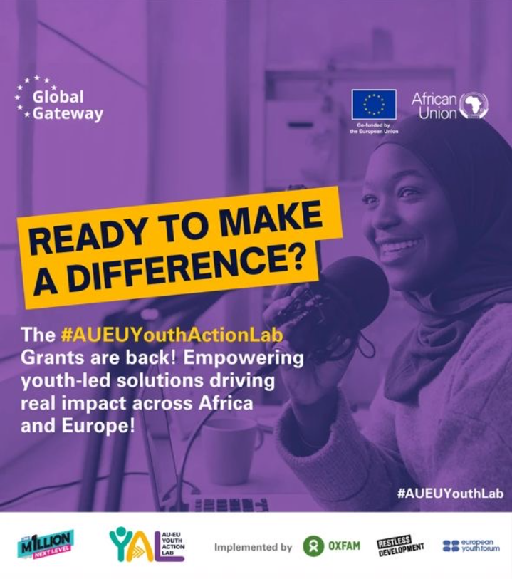 AU–EU Youth Action Lab Entrepreneurship Grant (30,000 Euros)